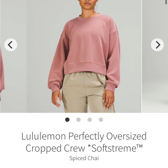 Perfectly Oversized Cropped Crew Softstreme - Picture 1 of 3